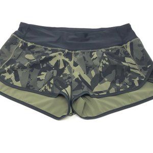 Lululemon Camo Speed Shorts H20